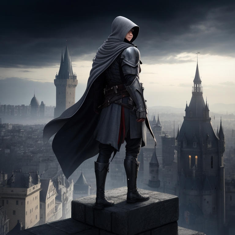 A assassin standing on city 2 by SpartacusPrime1 on DeviantArt