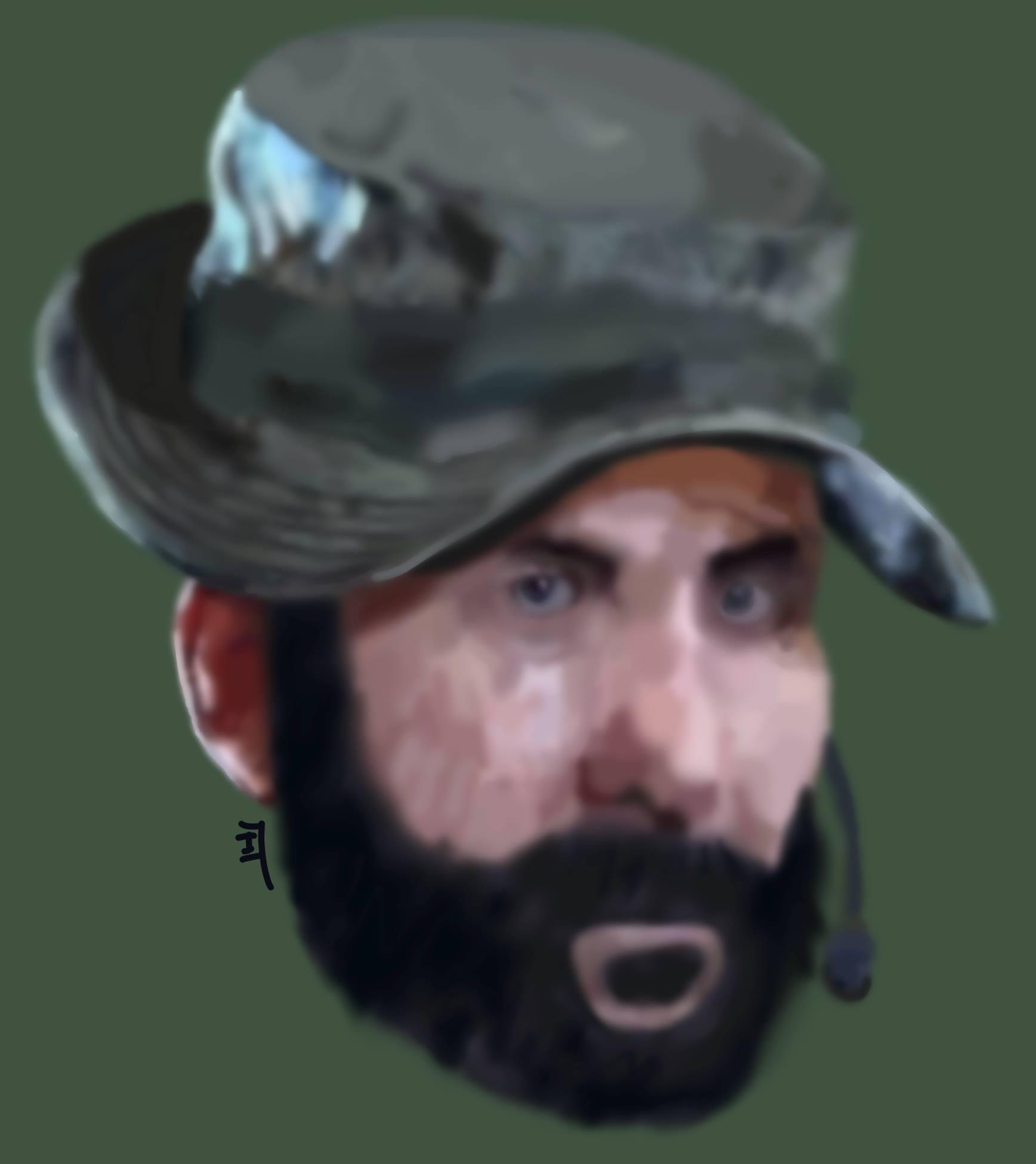 Captain price drawing by Fironwolf on DeviantArt