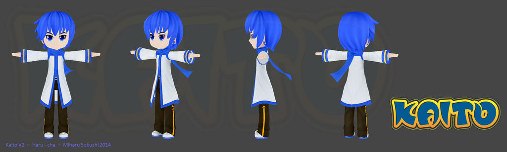 Kaito model sheet