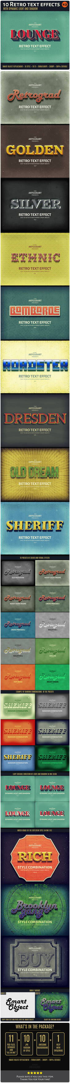 10 Retro Text Effect v.3