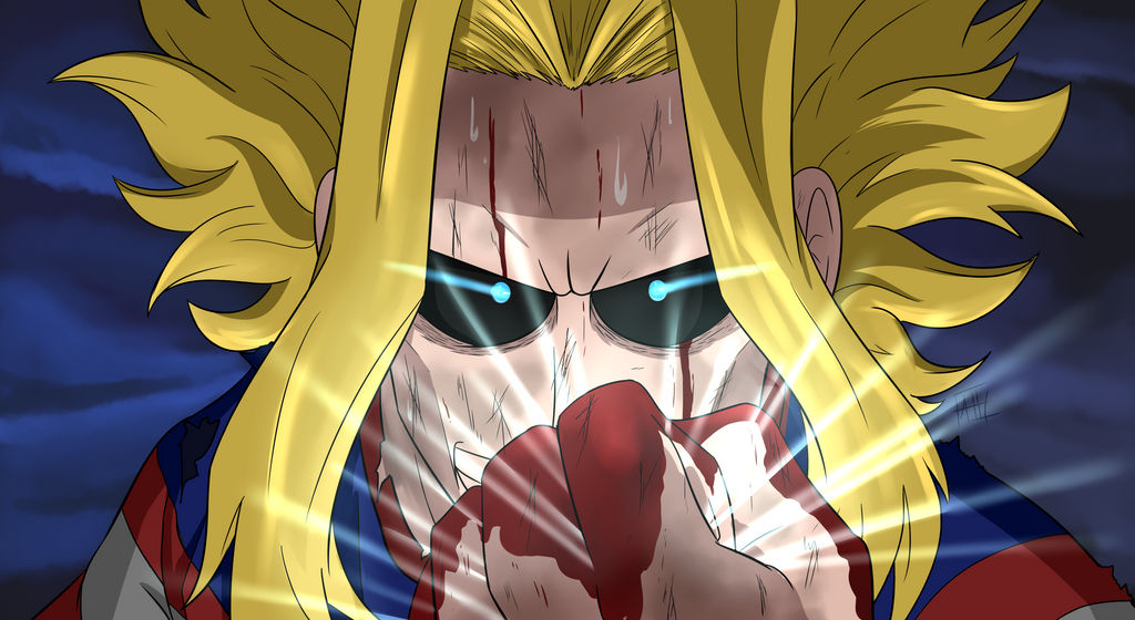 MHA All Might Screencap Redraw by anonymouswind on DeviantArt