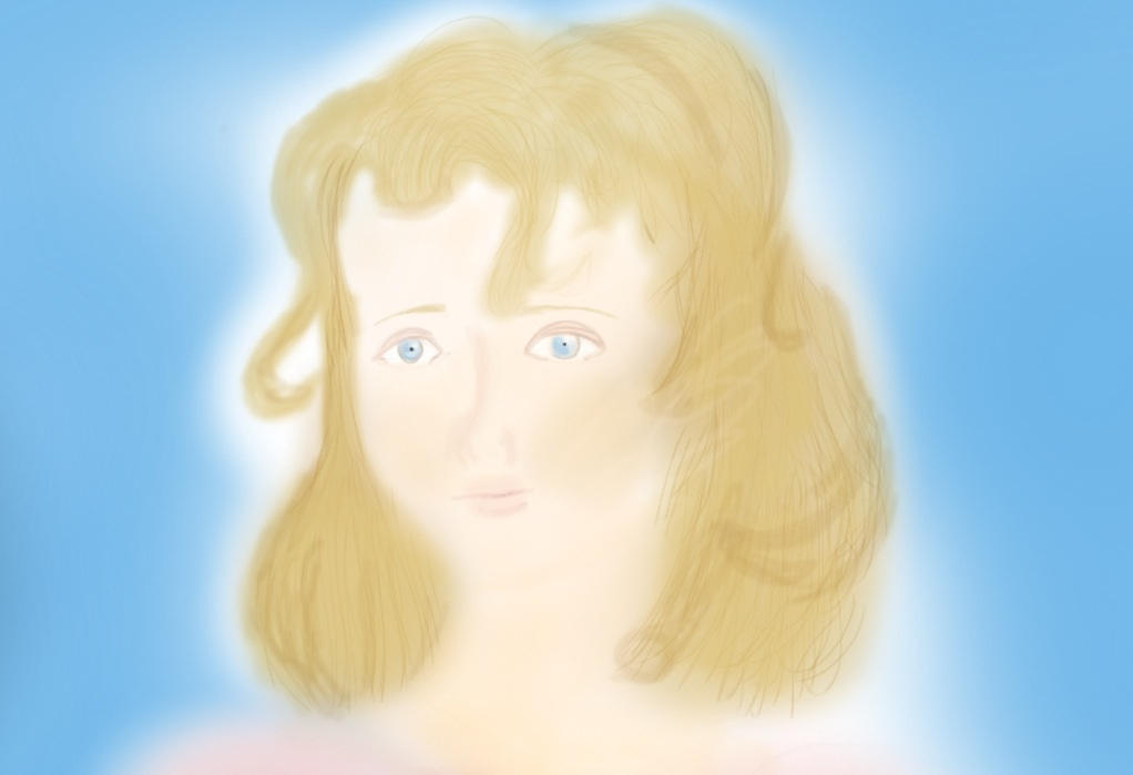 Painting of Liesel by Origamimacaron on DeviantArt