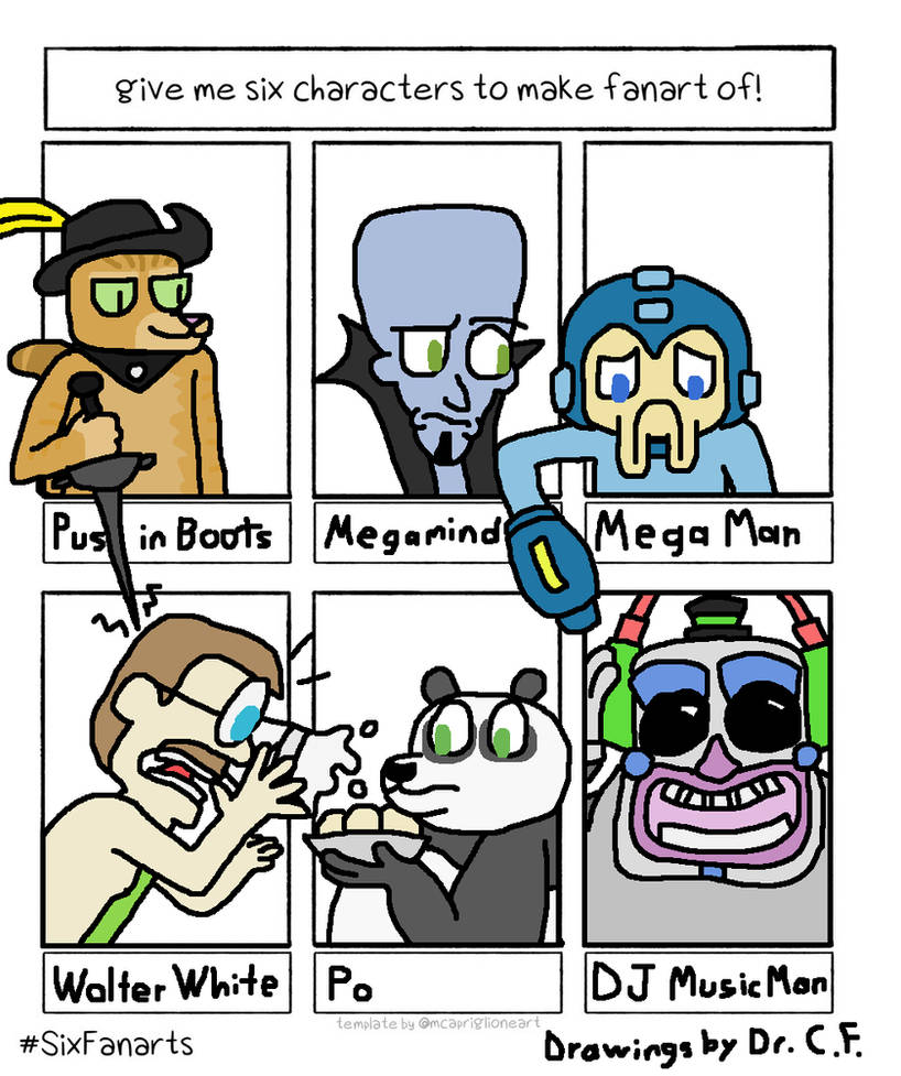 Six Fanarts Dr. C.F. 2 by DrCornyFetus on DeviantArt
