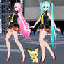 Luka joins Miku and Pichu