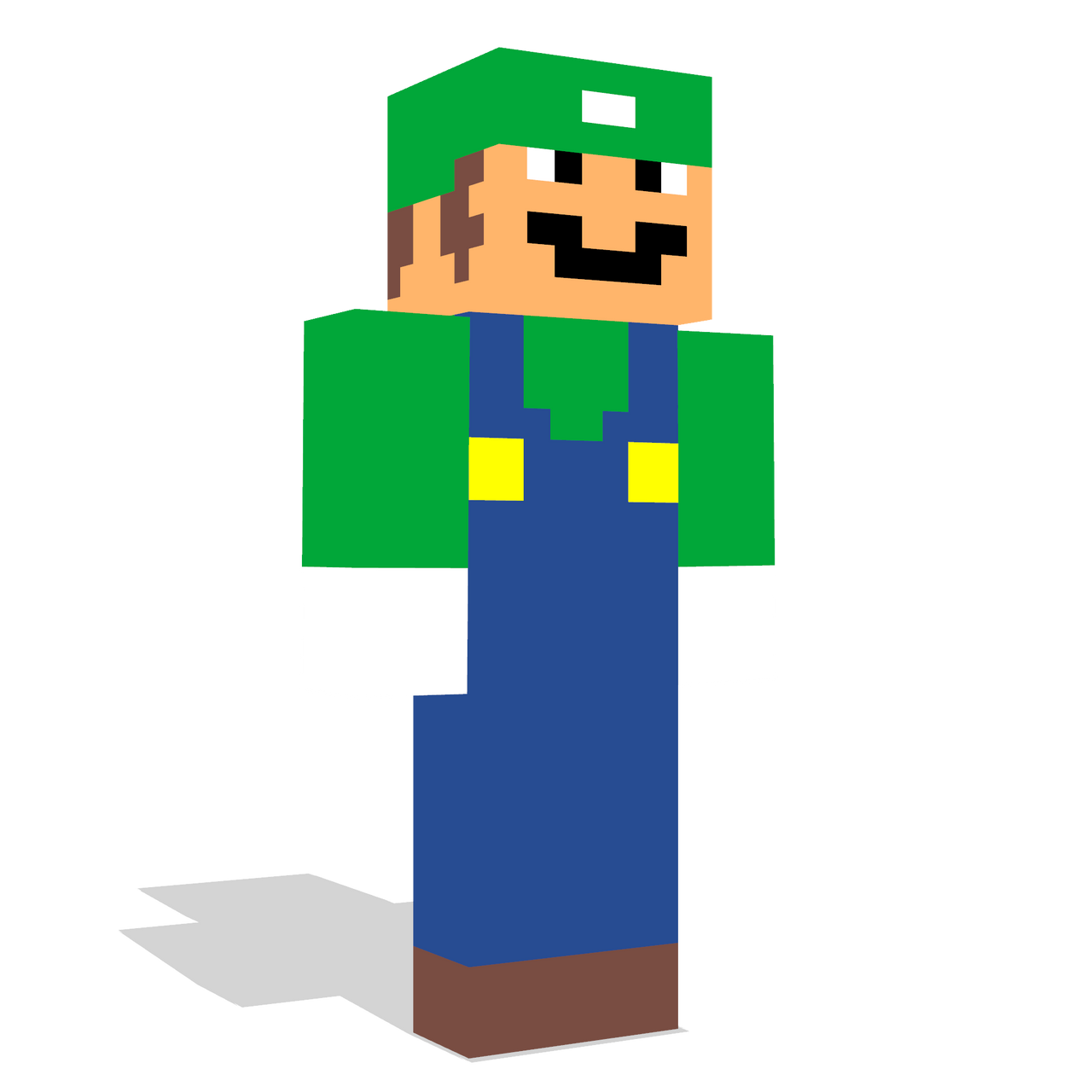Minecraft Luigi Model Json Format Custom Minecraft Luigi by Mario-and-Sonic-Guy on DeviantArt