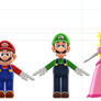 Rosalina's Height Comparison (Super Mario series)