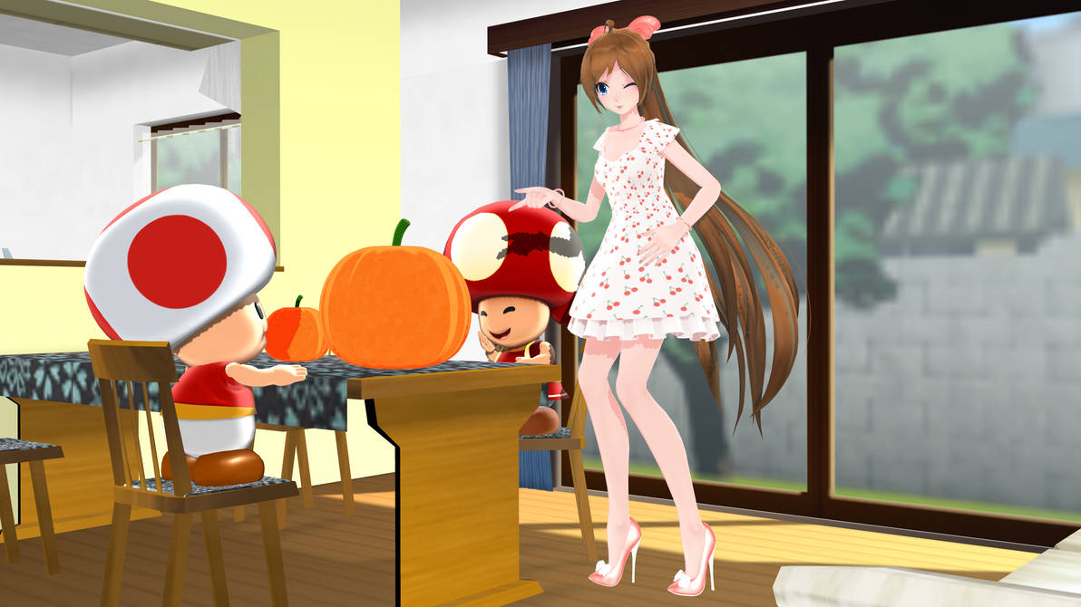 Ready for October 2022 (Amy and Red Toads) by Mario-and-Sonic-Guy on ...