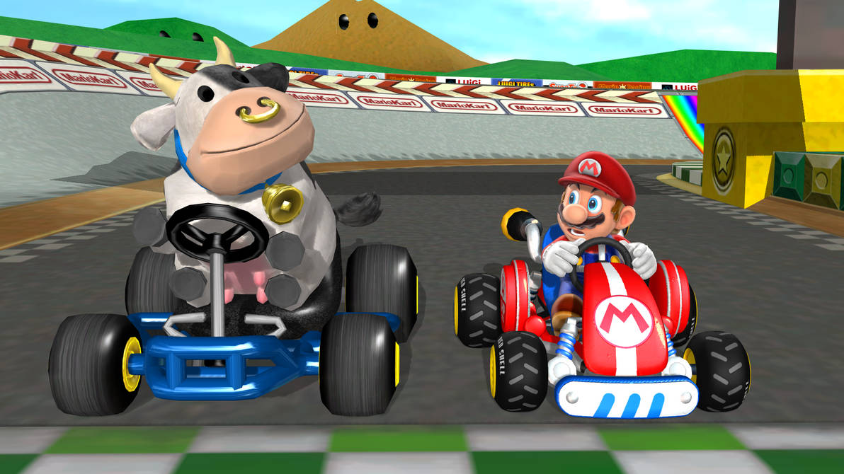 Mario Racer Guy A Racing Cow Emerges by Mario-and-Sonic-Guy on DeviantArt