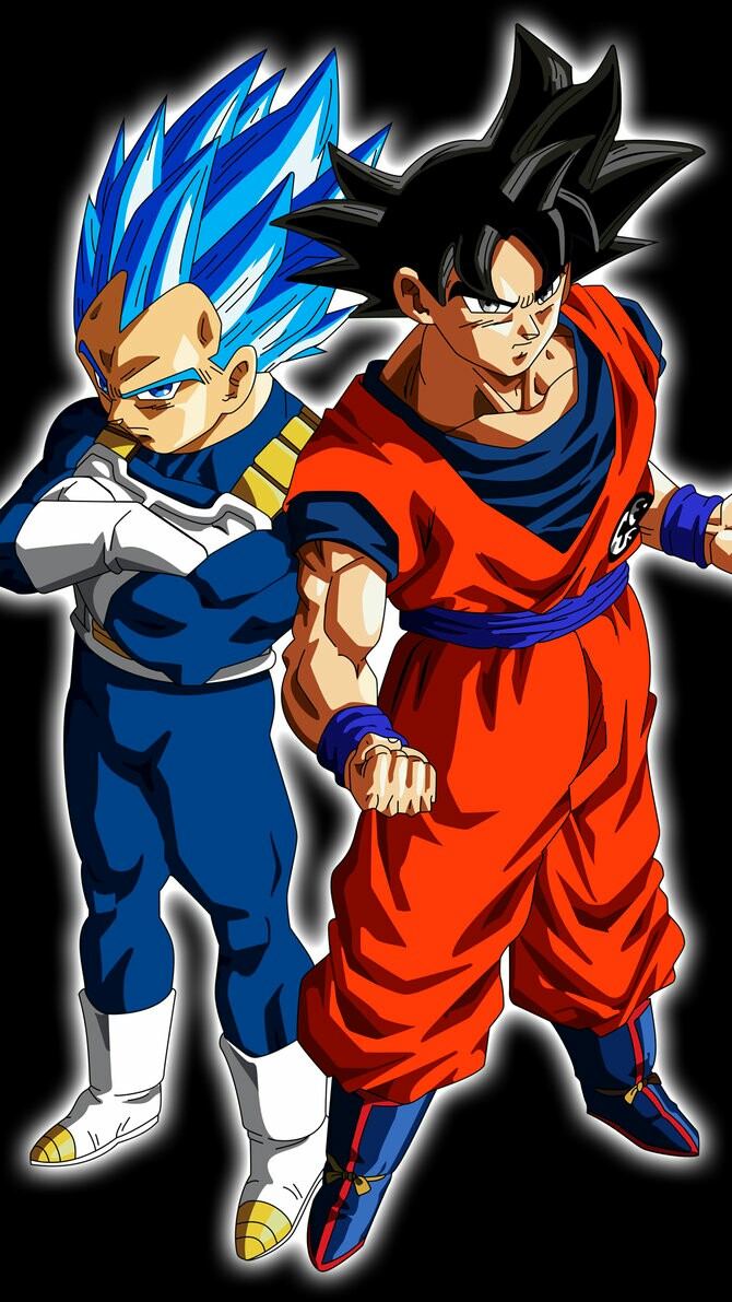 Goku Ultrainsticto Y Vegeta Ssj Blue Evolution By Jj0s3ru7an6 On Deviantart