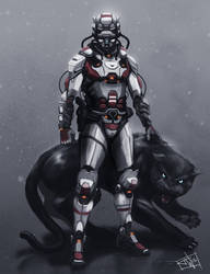 Claxton CHOW: sci-fi hunter with pet