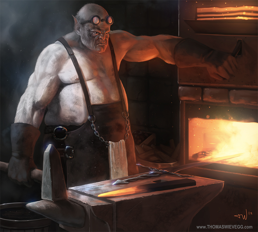 the Blacksmith by thomaswievegg on DeviantArt