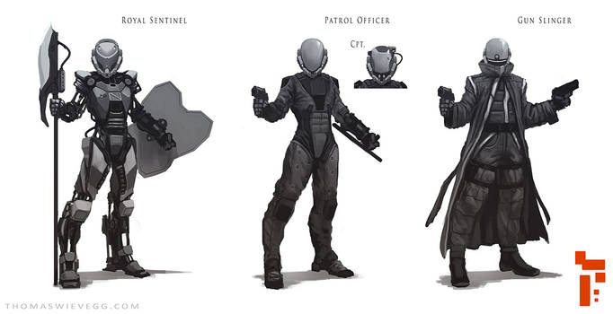 Sci-fi Character Concepts