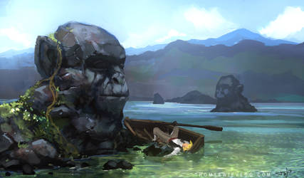Monkey Island by thomaswievegg