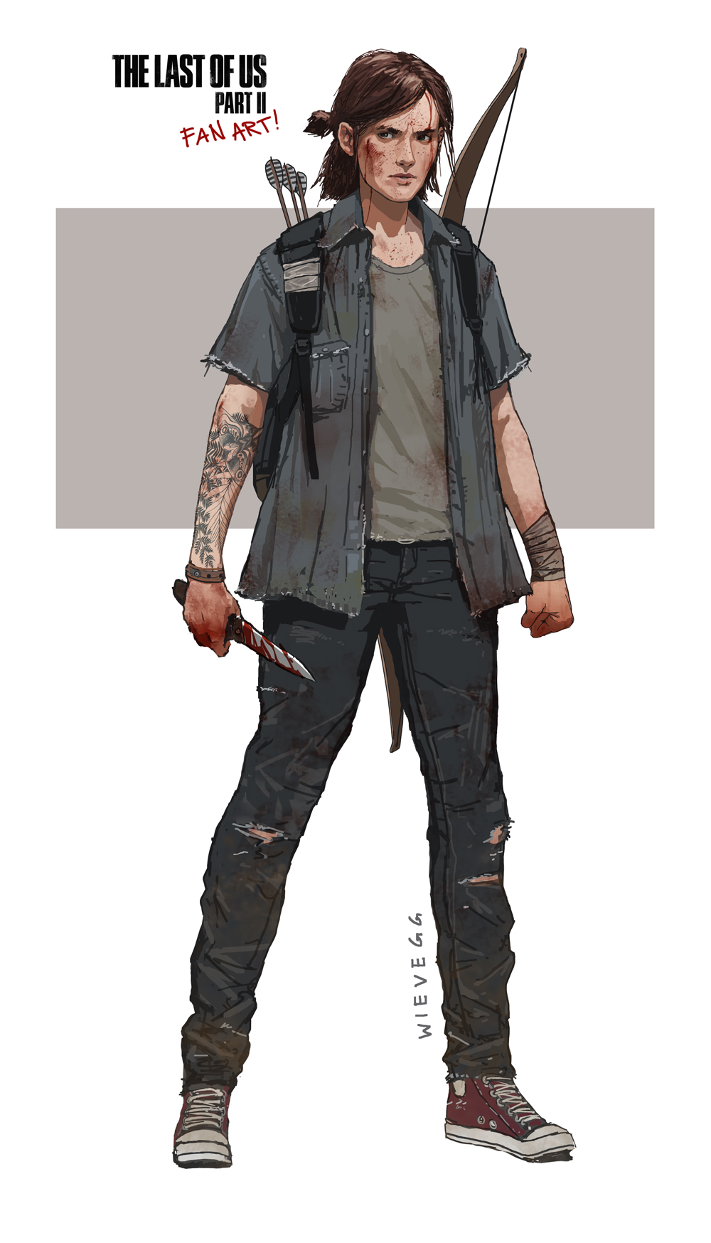 The last of us 2 - Ellie by Eveniz on DeviantArt