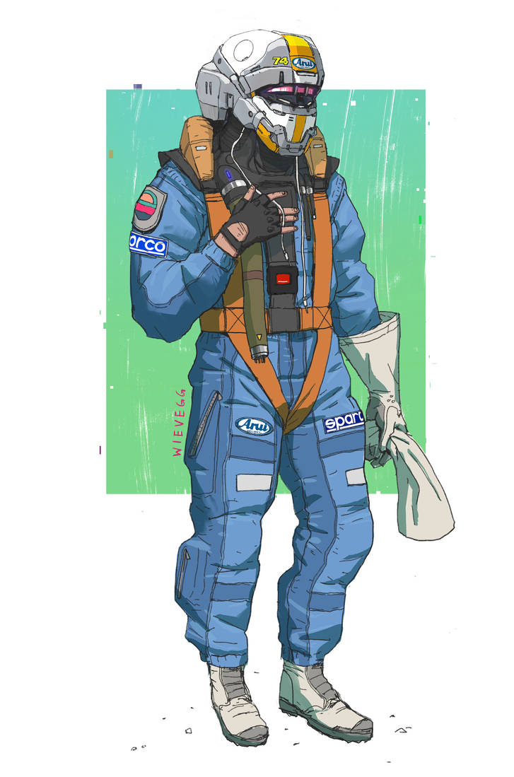 Wipeout Racer Pilot by thomaswievegg on DeviantArt