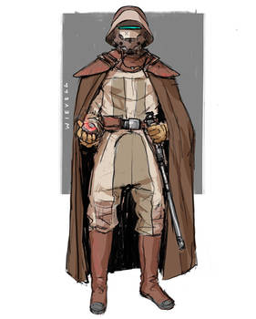 Star Wars inspired character sketch