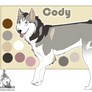 NEW Cody ref sheet, again