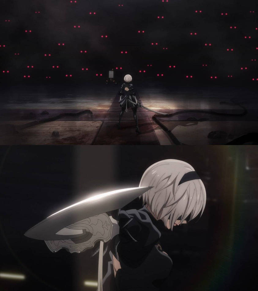 Angry 2b 2B in action :0 by LeandroXFX on DeviantArt