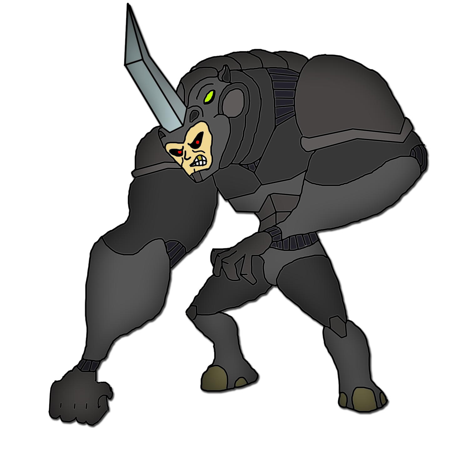 Monsters Rino The Rhino by Moheart7 on DeviantArt
