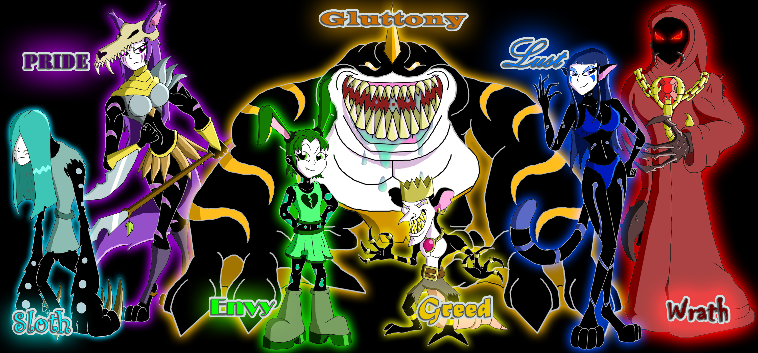 7 deadly sins demons