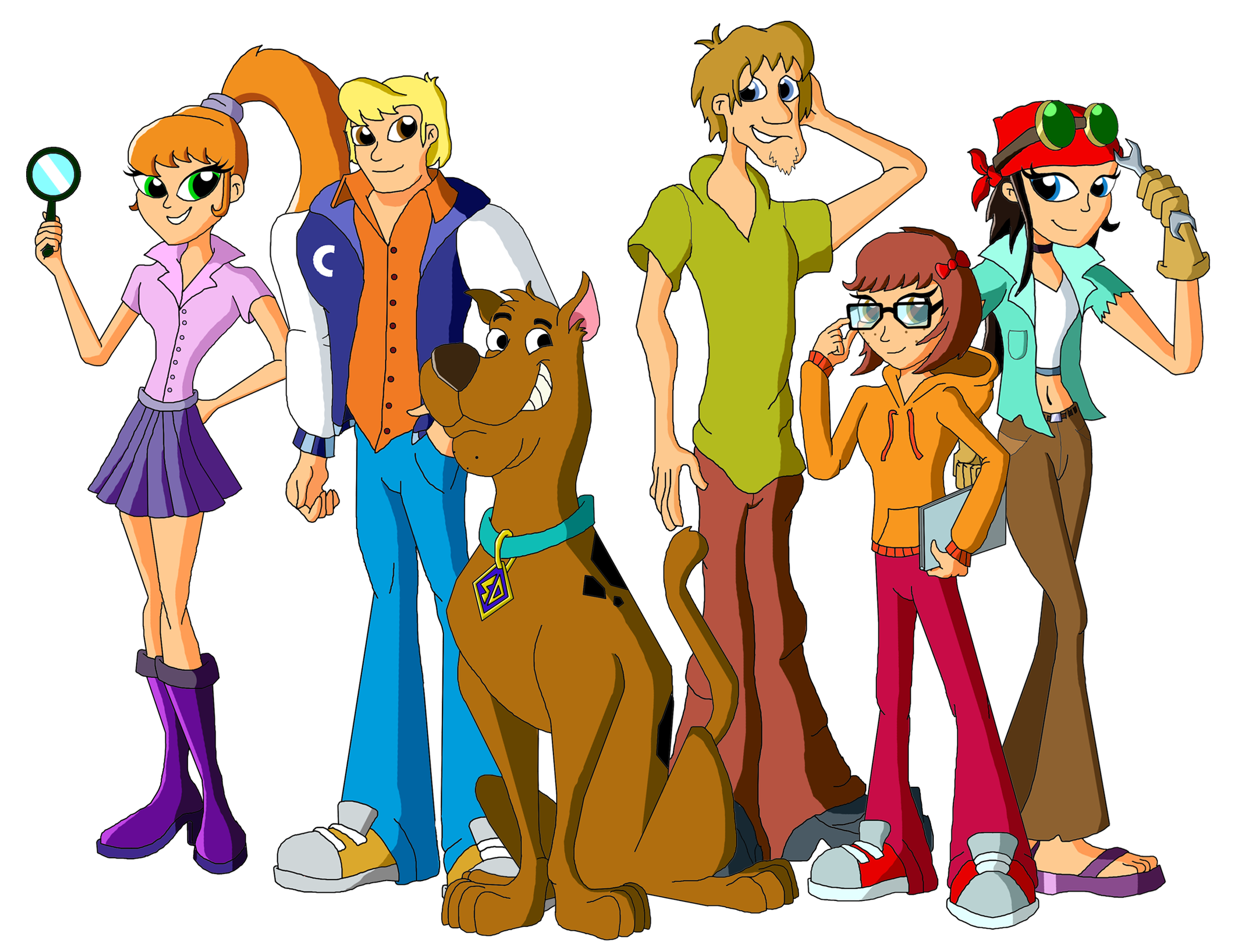 Mystery Inc. (MY Version) by Moheart7 on DeviantArt