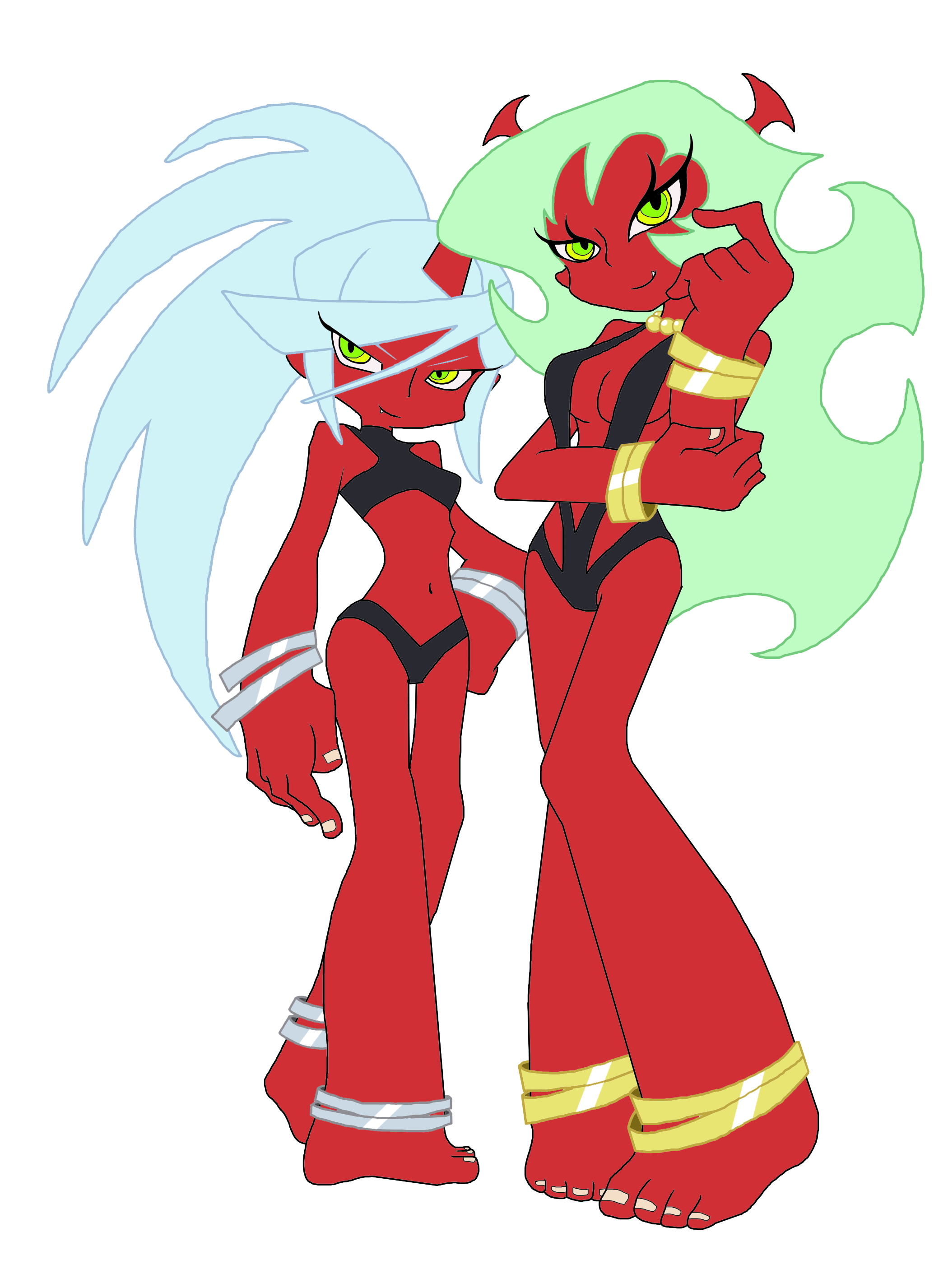 Scanty and Kneesocks - Bikini