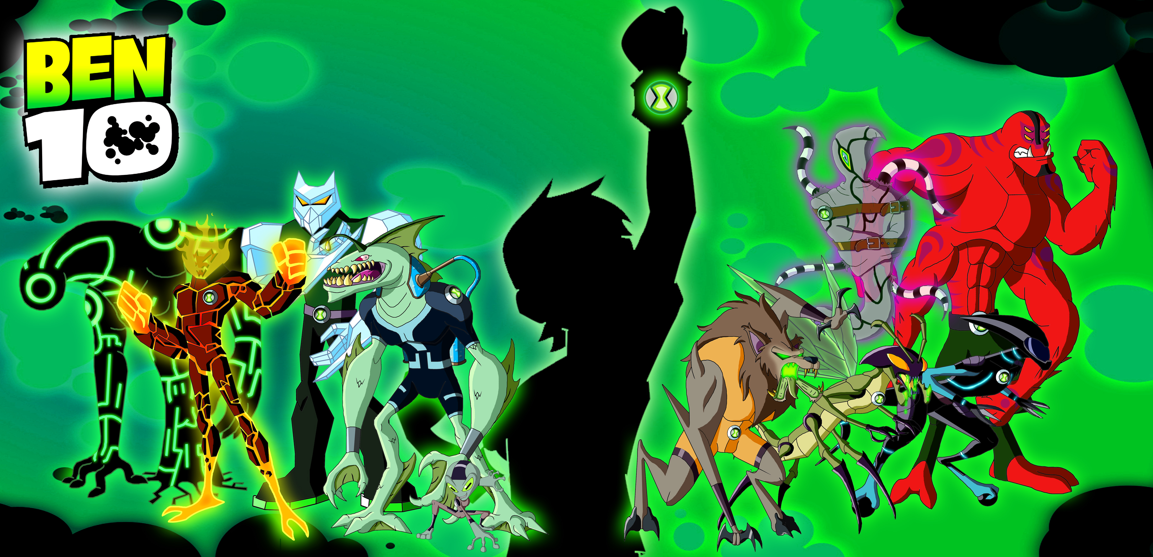 Ben 10 Original Series First Ten Aliens by dlee1293847 on DeviantArt