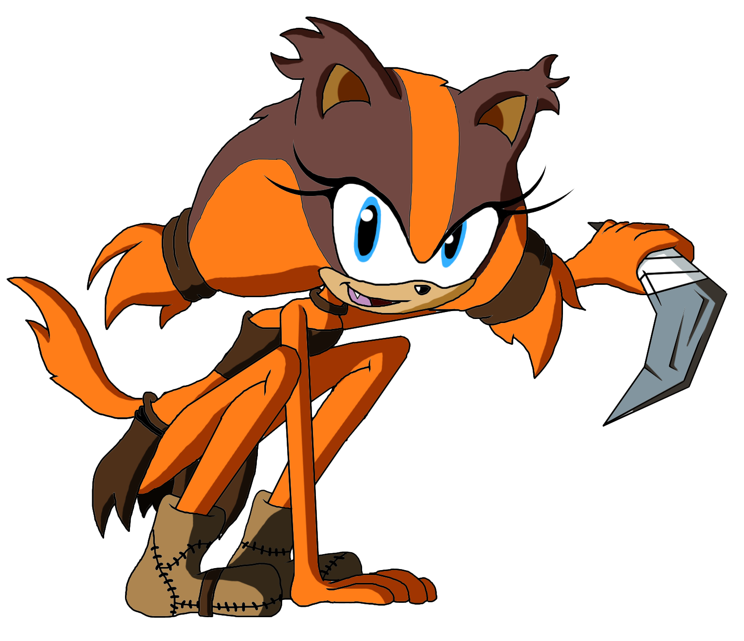 Sticks the Badger - Sonic 3 Style by akumath on DeviantArt