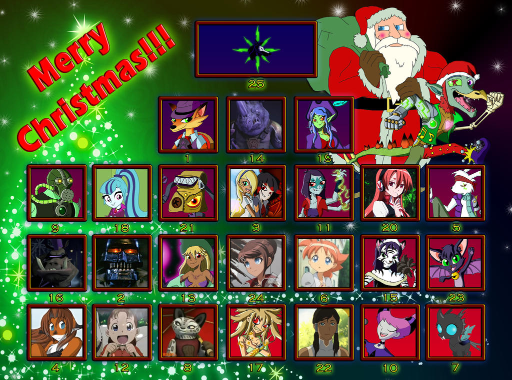Christmas Advent Calendar Meme Moheart7's by Moheart7 on DeviantArt