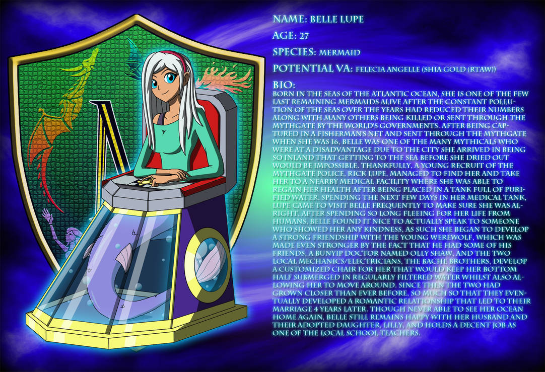 Mythgate Bios: Belle Lupe by Moheart7 on DeviantArt