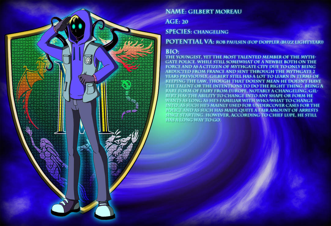 Mythgate Bios: Gilbert Moreau by Moheart7 on DeviantArt