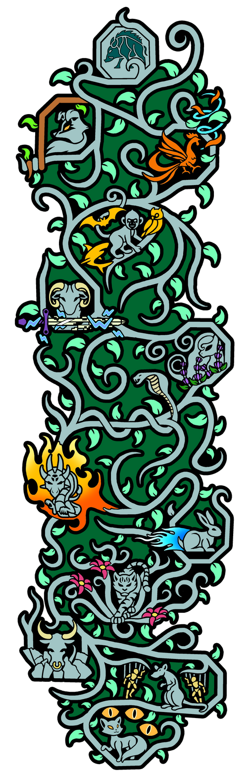 Chinese Zodiac Tattoo Design by Moheart7 on DeviantArt
