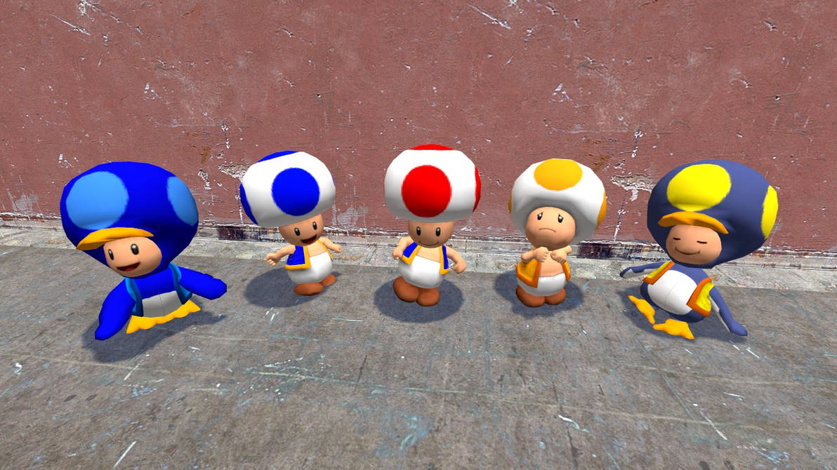 Toad Power-Up Ragdolls by Till-Oilenspiegel on DeviantArt