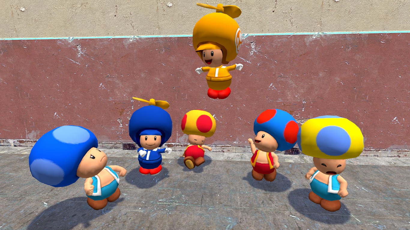 Toad Power-Up Ragdolls 2 by Till-Oilenspiegel on DeviantArt