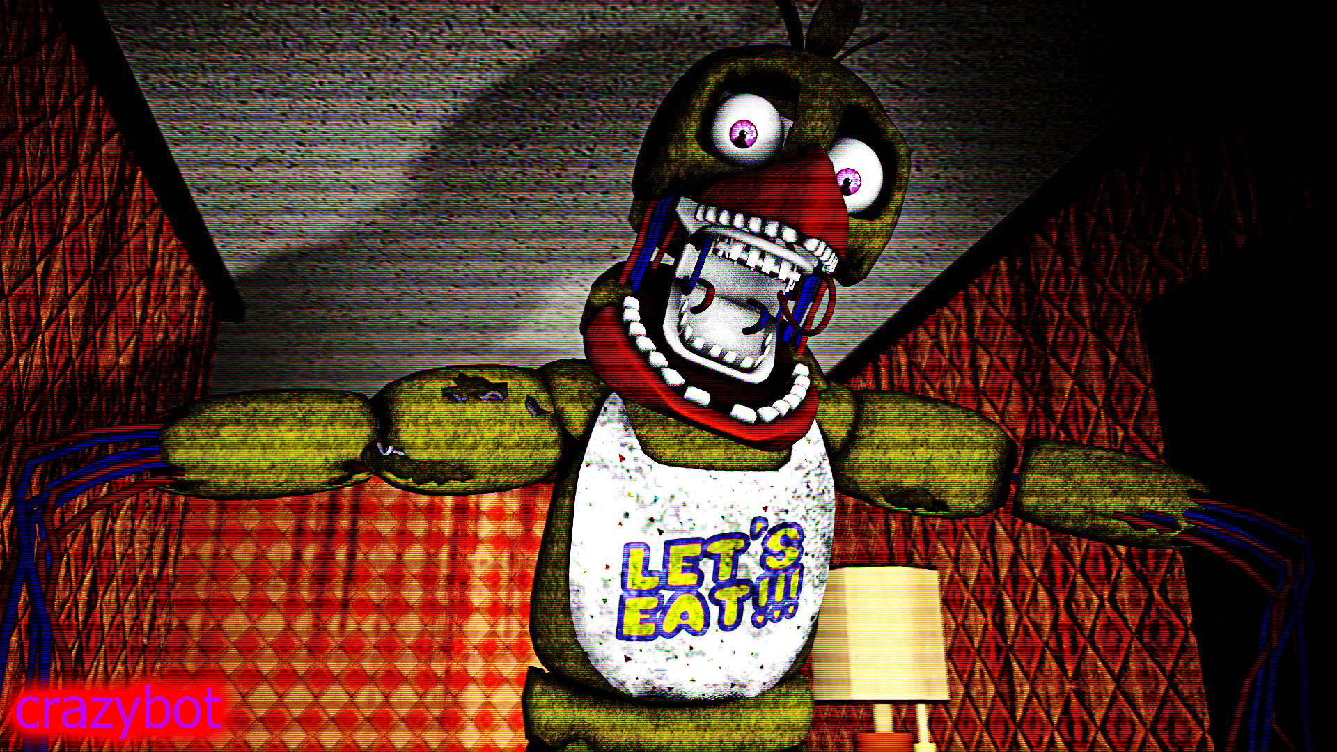 Chica Jumpscare by RopeC4D1637 on DeviantArt