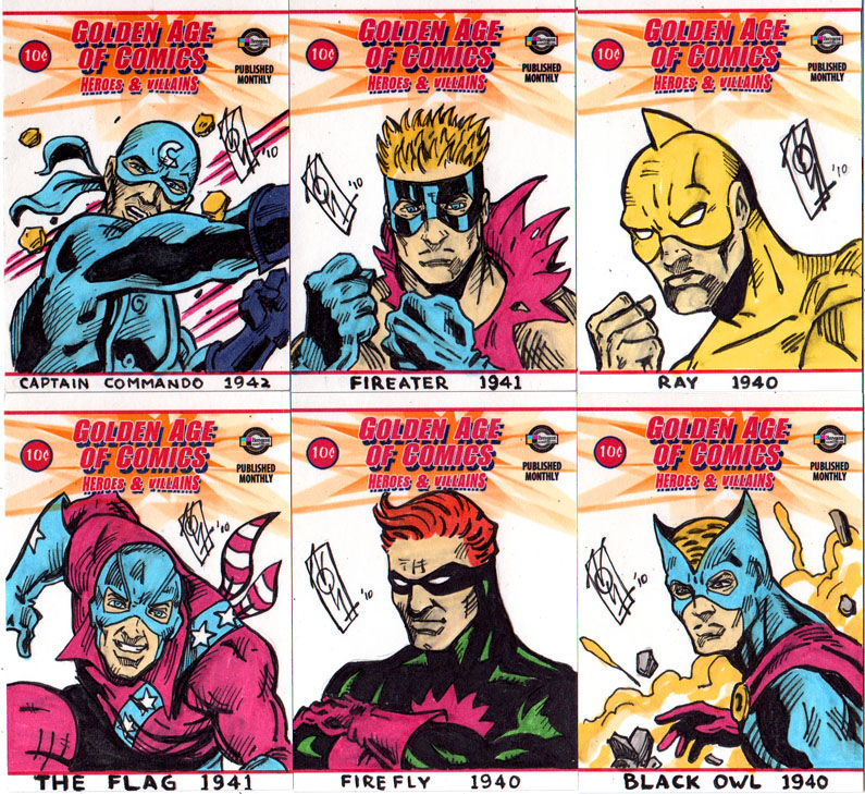 Golden age sketchcards SDCC II