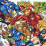 Marvel Universe Sketch Cards Civil War Puzzle