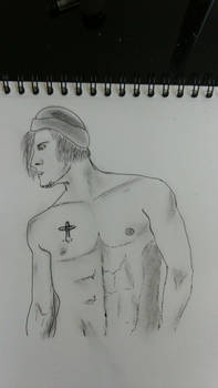 Pettyfer's sketch