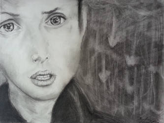 Dean Charcoal Portrait