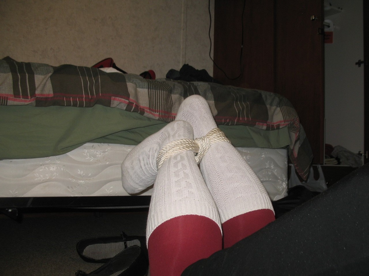 Tied up at camp by tiedupinsocks on DeviantArt Tied up at camp by tiedupinsocks on DeviantArt