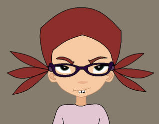 Emma from Four Eyes! in the style of Grossology