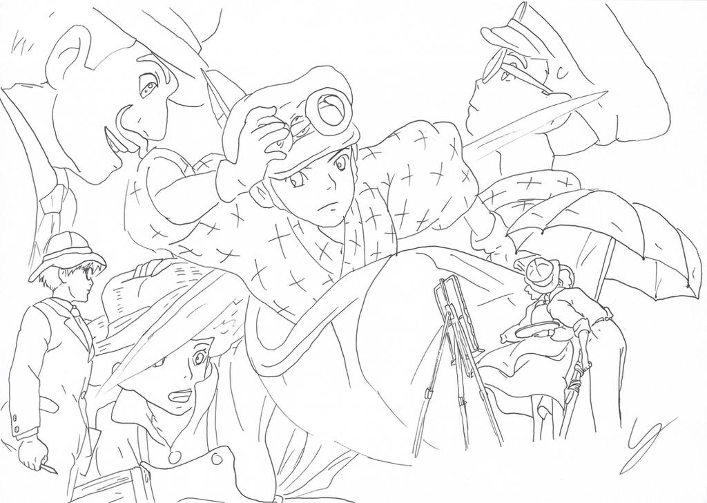Drawing 65 - The Wind Rises Montage by MrAreay on DeviantArt
