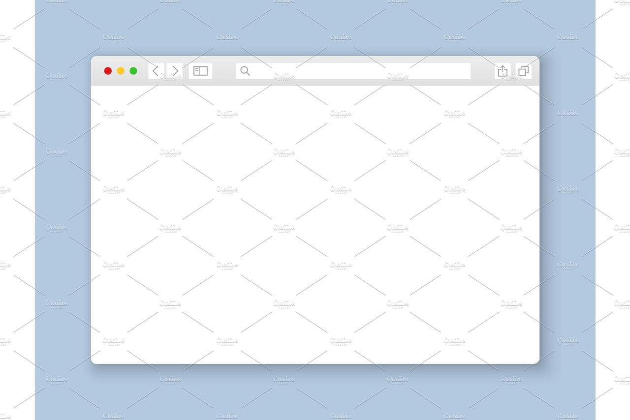 Browser window. Web interface mock by matuyotonaroc on DeviantArt