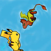 .:Pikachu and Shaymin:.