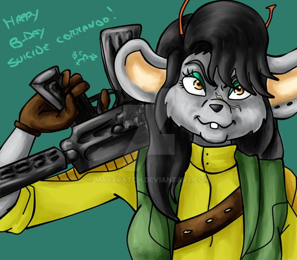 Happy B-day Suicide Commando! by MayaPatch on DeviantArt
