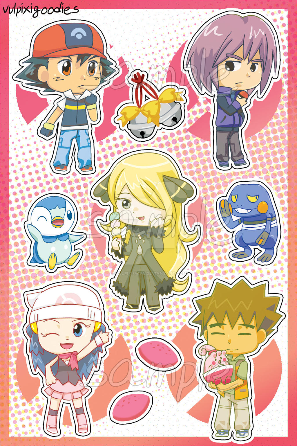 STICKERS PokeAni DP