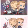 ZIPPER BAG Thundershield (Thor x Steve)