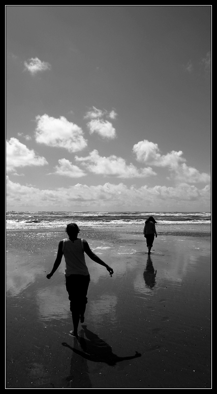 At the beach