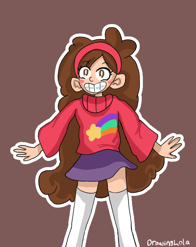 I drew Mable from Gravity falls! :) by DrawingLola on DeviantArt
