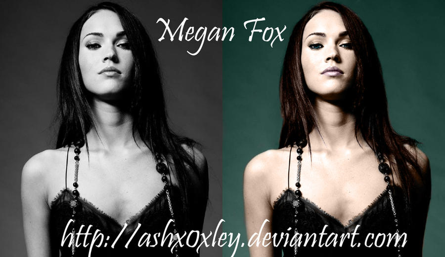 Megan Fox colorization